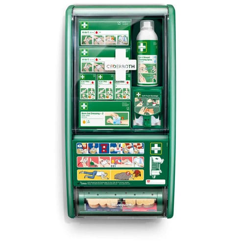 Armario de primeros auxilios - 51011026 - Cederroth - de pared / de plástico