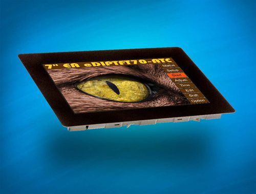 Visualizador TFT LCD - EDIPTFT series - DISPLAY VISIONS GmbH - con pantalla táctil resistiva / con tecnología capacitiva proyectada / de color