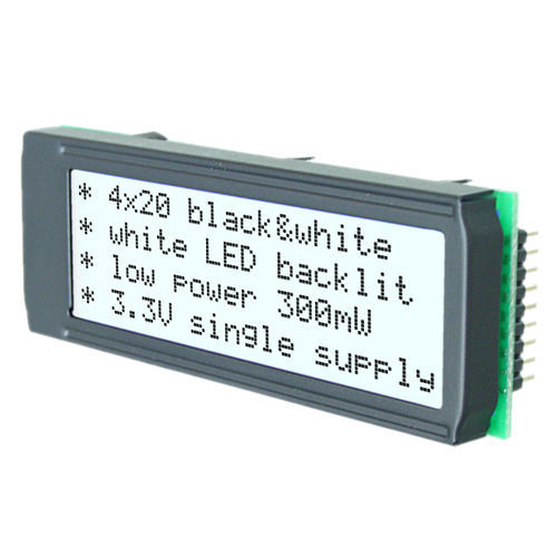 Visualizador alfanumérico - DIP205J-4NLW - DISPLAY VISIONS GmbH - LCD / monocromo / de 4 líneas
