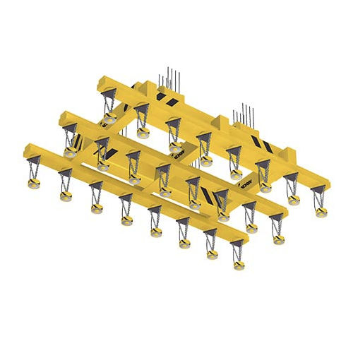 Electroimán de elevación con conmutación eléctrica - VM series - ANDRIN - para chapas / de manipulación