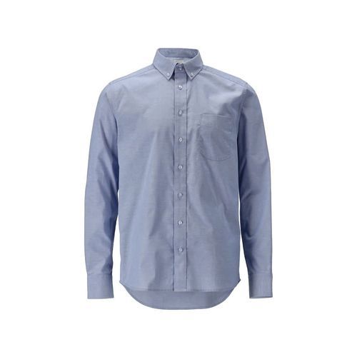 Camisa de trabajo - 20404-745 - Mascot Workwear - de algodón / azul / L