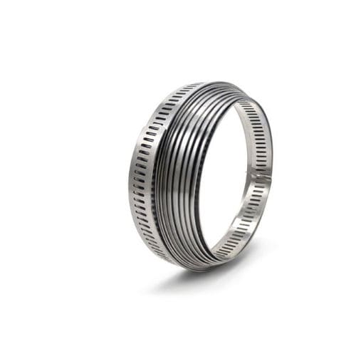 Abrazadera de apriete de acero - ADAPFLEX  - MIKALOR - de tornillo / de banda / para baja presión