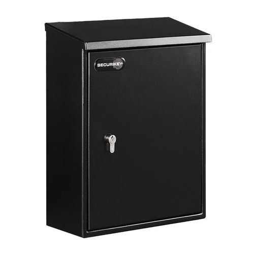 Caja de seguridad - BSPBHS375PHZCYL - Securikey - montaje en pared / rectangular / de acero galvanizado