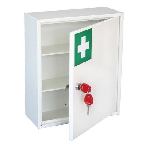 Armario de primeros auxilios - KFAK01 - Securikey - de pared / de puertas batientes / de puerta simple