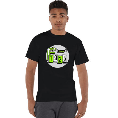 Camiseta de trabajo - Est. 1925 - Shure - de algodón / unisex / negra