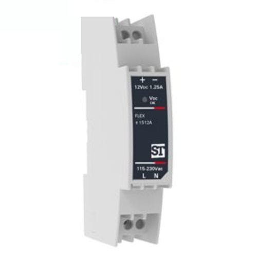 Alimentación eléctrica en riel DIN - Flex-e 15xxA - Sifam Tinsley - AC/AC / monofásica / compacta
