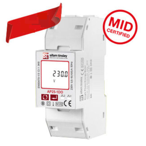Monitor de factor de potencia monofásico - AP25-1DO - Sifam Tinsley