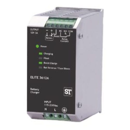 Cargador de baterías en riel-DIN - Elite  - Sifam Tinsley - automático / monofásico / de voltaje universal