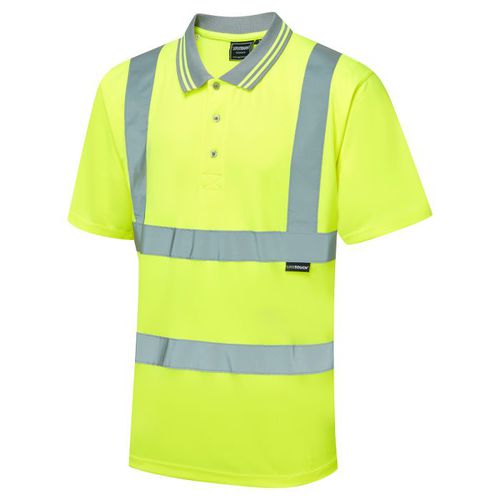 Polo de alta visibilidad - EHV03 - Supertouch - de trabajo / con protección UV / de poliéster reciclado