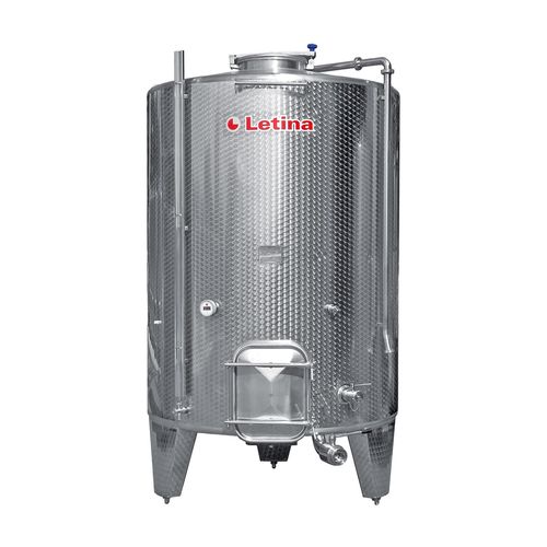 Recipiente de mezcla - VIK series - Letina - de fermentación / de proceso / impelente