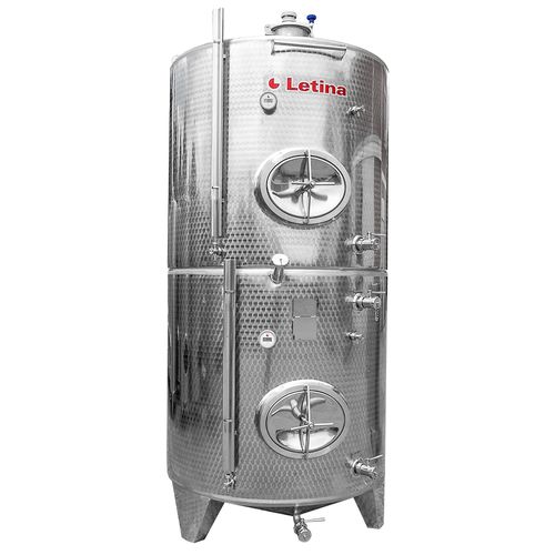 Recipiente de almacenaje - ZK series - Letina - de fermentación / para vino / de productos alimentarios