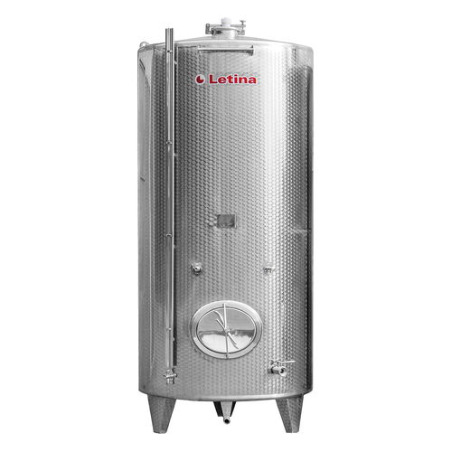 Recipiente de almacenaje - IZO series - Letina - de aislamiento / para líquido / de acero inoxidable