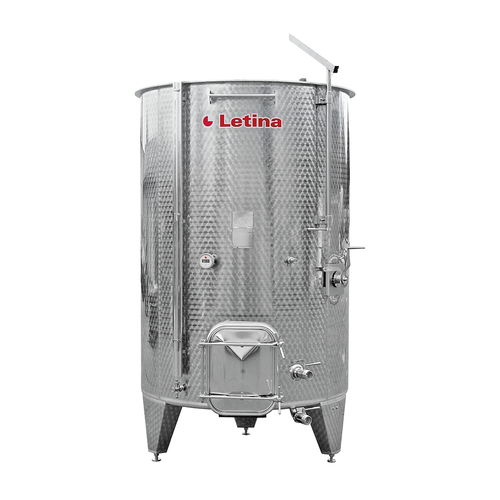 Depósito de proceso - PZPK series - Letina - de refrigeración / vino / de acero inoxidable