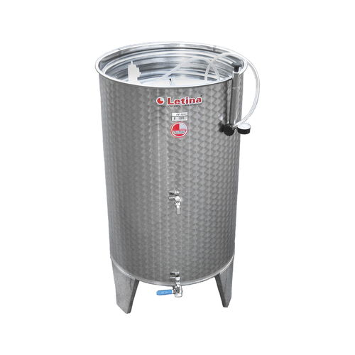 Recipiente de almacenaje - PZ series - Letina - para líquido / de vinificación / de acero inoxidable