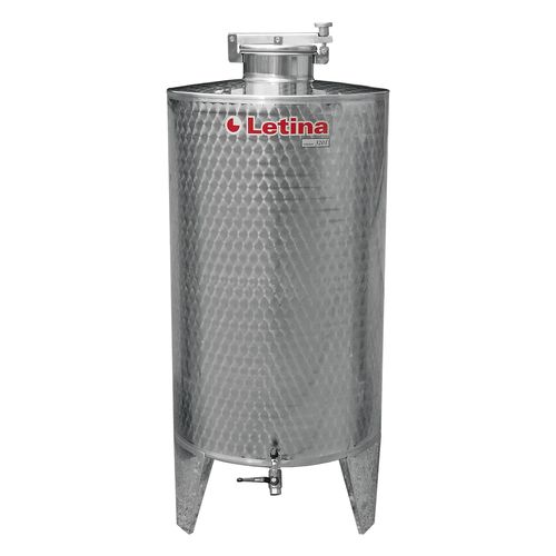 Recipiente de almacenaje - ZR series - Letina - de destilados / de acero inoxidable / cilíndrico