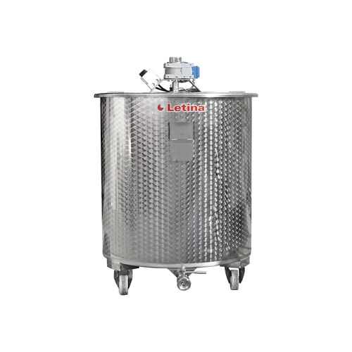 Recipiente de mezcla - M series - Letina - para vino / para la industria alimentaria y de la bebida / de acero inoxidable