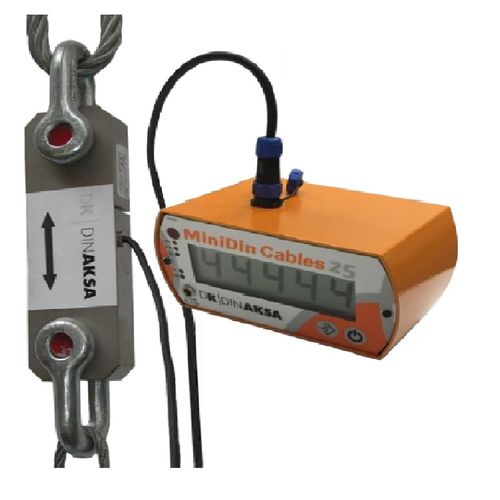 Gancho pesador digital - MINIDIN CABLE 25 - DINAKSA PESAJE
