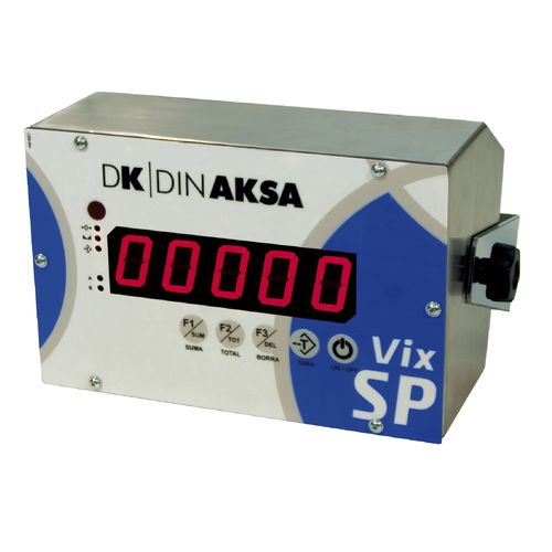 Indicador de pesaje visualizador LCD - VIX-SP - DINAKSA PESAJE - con visualizador led / de pared / portátil