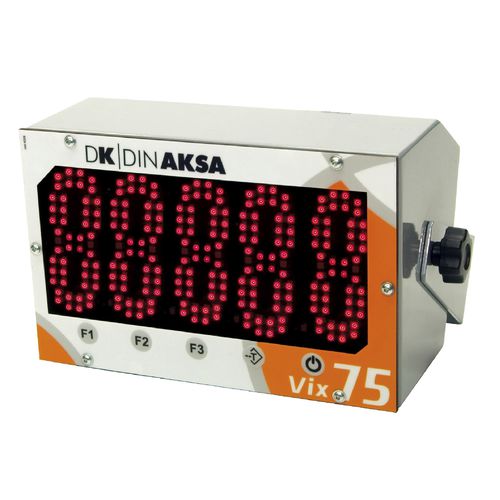Indicador de pesaje con visualizador led - VIX-75 - DINAKSA PESAJE - de pared / portátil / resistente al agua