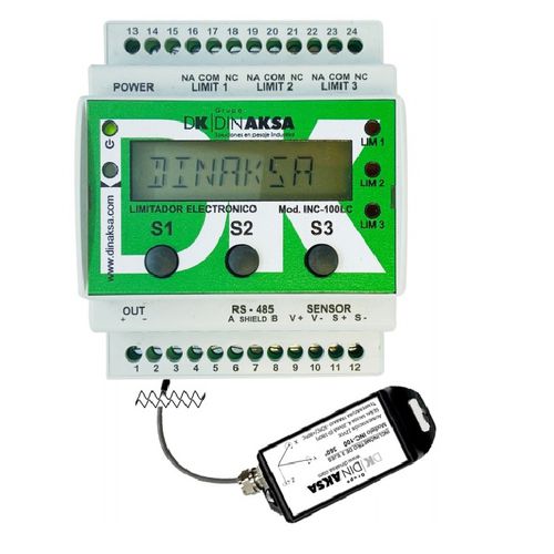 Inclinómetro omnidireccional - INC-E725 - DINAKSA PESAJE - RS-485 / con salidas de tensión / 4-20 mA