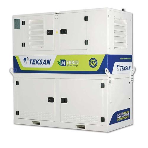 Grupo electrógeno híbrido - TJ 6000 HD-DE - Teksan - diésel / alimentado por batería / trifásico