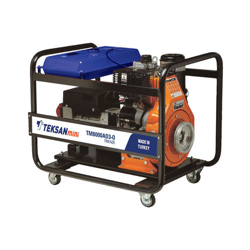 Grupo electrógeno diésel - TM8000AD3-O - Teksan - trifásico / portátil / 50 Hz