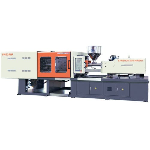Máquina de inyección horizontal - SHE258B - NINGBO SANSHUN MACHINERY & TECHNOLOGY CO.,LTD - hidráulica / para baquelita / con articulación de ángulo