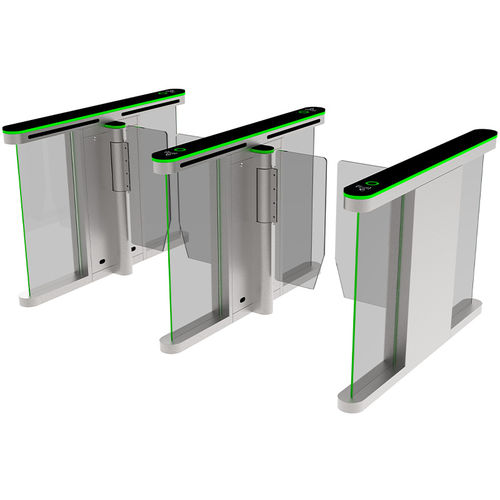 Puerta de velocidad automática - MT357-L - Mairs Intelligent Technology Co.,Ltd - peatonal / para control de acceso / de acero inoxidable