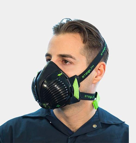 Máscara de protección reutilizable - STEALTH lite pro - Kristal - FFP3 / semimáscara / industrial