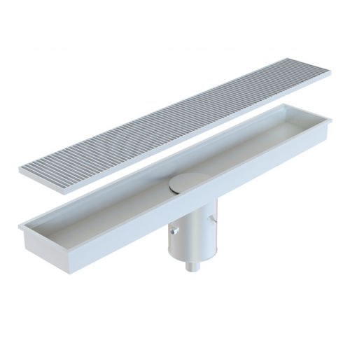 Canal de drenaje de acero inoxidable - KSBC450 - Kent Stainless - con rejillas / de suelo