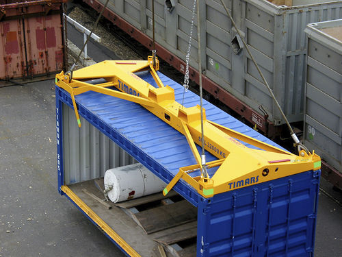 Spreader para contenedores - C-lift - Timars - en H / fijo / semiautomático