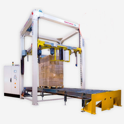 Envolvedora de film estirable - Saturn S6 - MOVITEC WRAPPING SYSTEMS, SLU - con anillo rotativo / automática / para palés