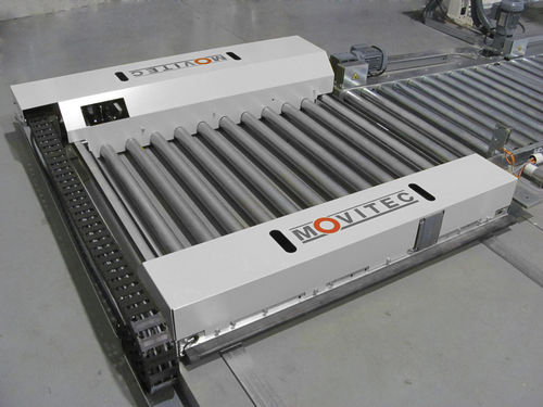 Transportador con cadena - MOVITEC WRAPPING SYSTEMS, SLU - de rodillos / de transporte / de transferencia