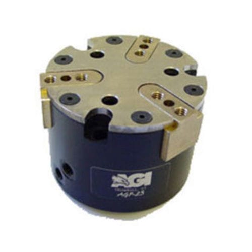 Pinza de prensión neumática - AGP-23 - AGI Automation Components - paralela / de 3 mandíbulas / de doble efecto