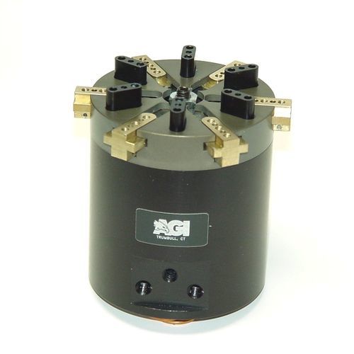 Pinza de prensión neumática - AGP-6-OR - AGI Automation Components - paralela / de 6 mandíbulas / compacta