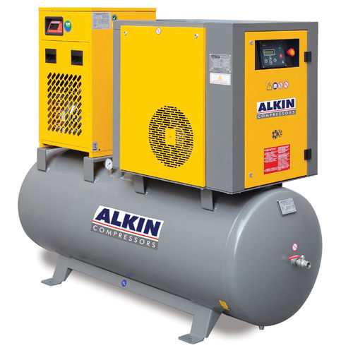 Compresor sobre tanque - ALK DK Series - ALKIN Compressors - de tornillo / de aire / con motor eléctrico