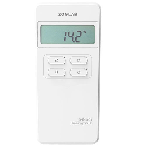 Termo-higrómetro con pantalla LCD - DHM1000 - Zoglab Microsystem - portátil de mano / a punto de rocío / humedad relativa