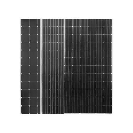 Panel solar de silicio monocristalino - SHENZHEN MICNO ELECTRIC CO., LTD. - de silicio policristalino / negro / sobre vidrio