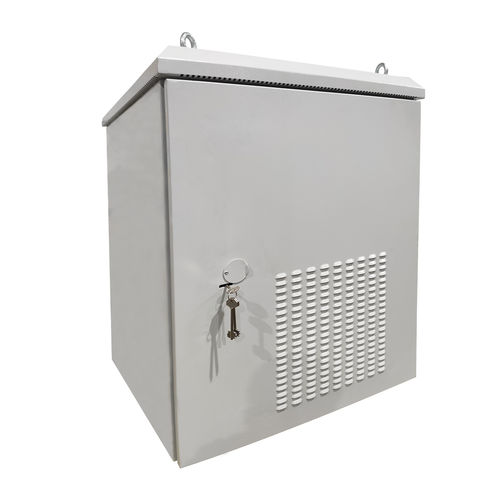 Armario de exterior - SHKK 15U - Ipcom - de protección / para instalación en pared / de chapa de acero