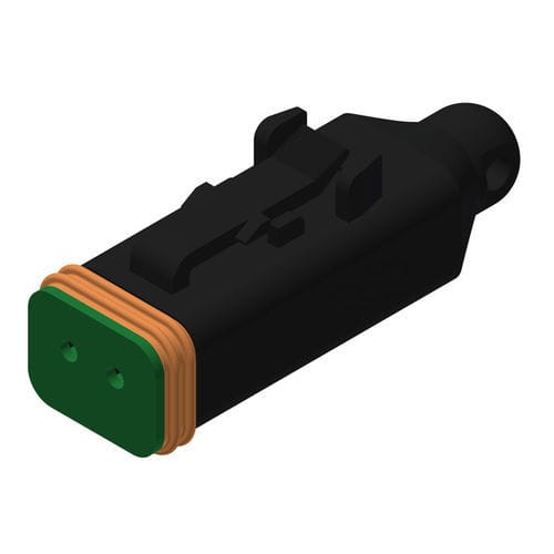Clavija para montar sobre panel - DP72-72041-5120500 - Data Panel GmbH - IP69 / IP68 / 2 polos