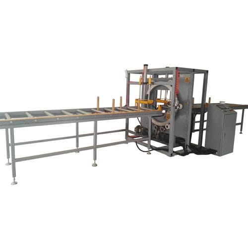 Envolvedora horizontal - S800E - Qingdao Ausense Packing Equipment Co., Ltd. - semiautomática / para productos largos / de film estirable