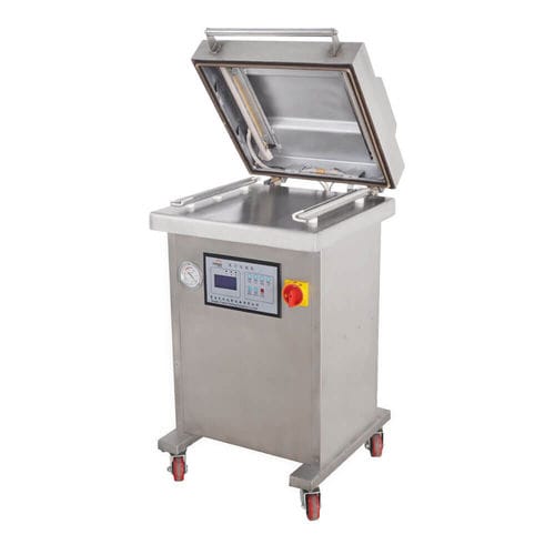 Máquina de acondicionamiento manual - DZ400/2L - Qingdao Ausense Packing Equipment Co., Ltd. - de vacío / con de film termorretráctil con barra de soldadura