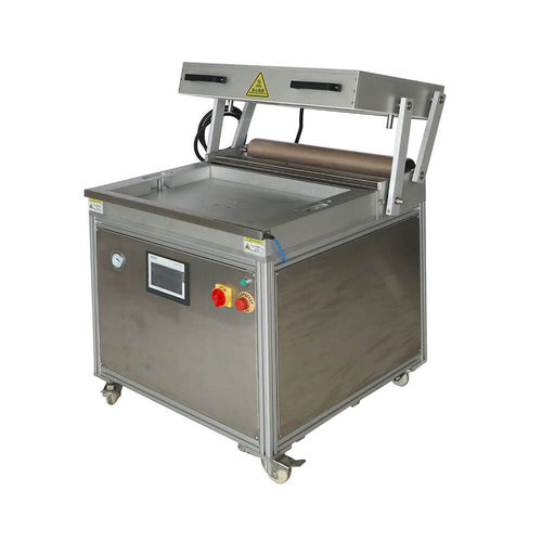 Máquina de acondicionamiento semiautomática - DZT7050 - Qingdao Ausense Packing Equipment Co., Ltd. - de vacío / con film / para productos alimentarios
