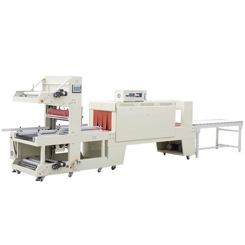 Retractiladora enteramente automática - ST-6040Z+BSE6040A - Qingdao Ausense Packing Equipment Co., Ltd. - de cartón / de botellas / para embalajes