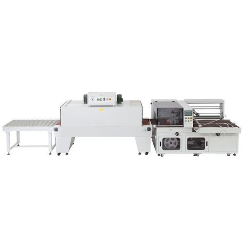 Retractiladora automática - FL5545TBH+SM5030LX - Qingdao Ausense Packing Equipment Co., Ltd. - con túnel de retracción / de soldadura lateral / de alta velocidad