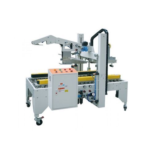 Selladora de cartón - FXJ-5050E - Qingdao Ausense Packing Equipment Co., Ltd. - semiautomática / para embalajes / para productos fitosanitarios
