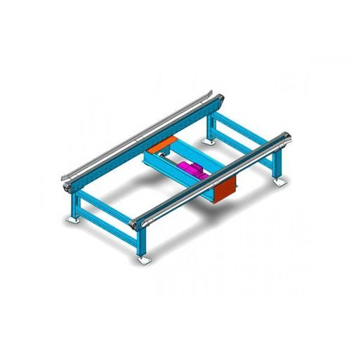 Transportador con cadena - Qingdao Ausense Packing Equipment Co., Ltd. - recto / para palés / de perfiles
