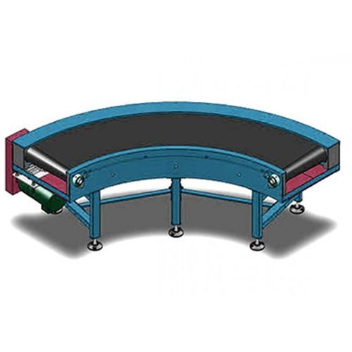 Transportador de banda - Qingdao Ausense Packing Equipment Co., Ltd. - curvo / motor eléctrico / de perfiles