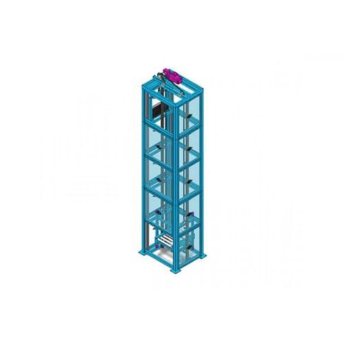 Ascensor eléctrico - Qingdao Ausense Packing Equipment Co., Ltd. - con plataforma / de columna