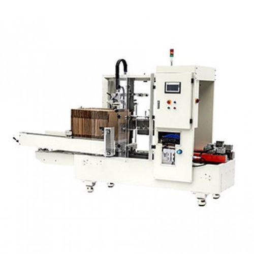 Formadora de cajas automática - YPK-UX50 - Qingdao Ausense Packing Equipment Co., Ltd. - cola hot-melt / cinta adhesiva / de doblado preciso